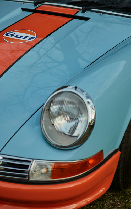 Porsche Blue & Orange